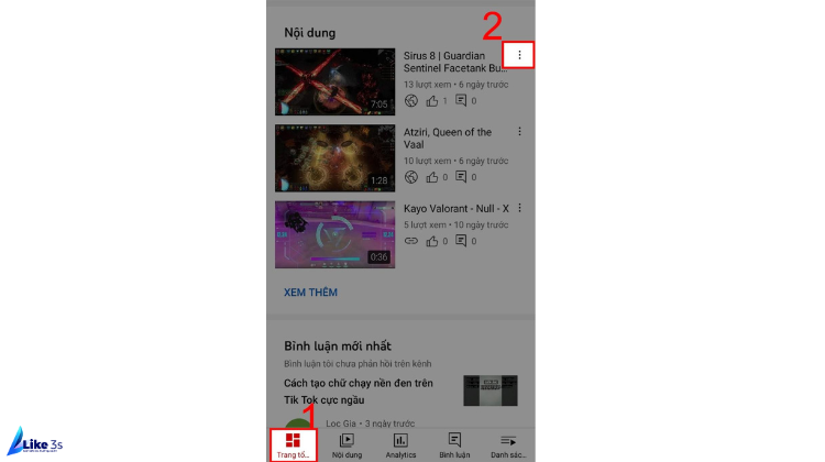 Cách bình luận trên youtube